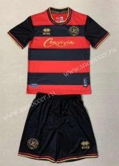 2023-2024 Queens Park Rangers F.C. Away Black&Red Soccer Uniform-AY