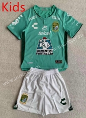 2023-2024 Club León Home White&Green Kids/Youth Soccer Uniform-AY