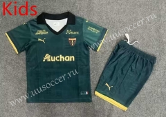 2023-2024 RC Lens Special Version Green Kids/Youth Soccer Uniform-6748