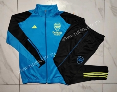 2023-2024 Arsenal Blue Thailand Soccer Jacket Uniform-815