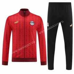 2023-2024 Egypt Red Thailand Soccer Jacket Uniform-4627