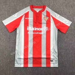 2024-25  Cremonese Home Red&Grey Thailand Soccer Jersey AAA-417