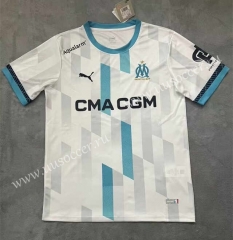 2024-2025 Olympique de Marseille Home White Thailand Soccer Jersey AAA-422