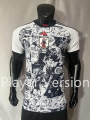Player Version 2024-2025 Japan Comic Pack Special Version Black&White Thailand Soccer Jersey AAA-4691