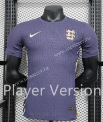 Player Version 2024-25 England Away Purple  Thailand Soccer Jersey AAA-888