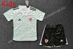 2024-2025 Wales White&Green Kids/Youth Soccer Uniform-5526