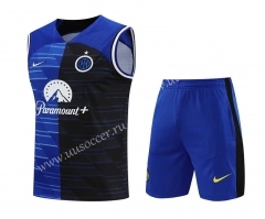 2024-2025 Inter Milan Blue Thailand Soccer Vest Uniform-418
