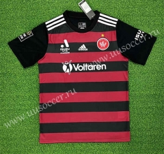 （s-4xl）2023-24 Western Sydney Wanderers FC Black&Red Thailand Soccer Jersey AAA-403