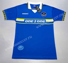 97-99 Retro Version Everton  Home Blue Thailand Soccer Jersey AAA-709