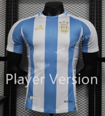 Player Version 24-25 Argentina Home Blue&White Thailand Soccer Jersey AAA-888