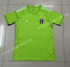 2023-2024 Italy Goalkeeper Fluorescent Thailand Soccer Jersey AAA-305