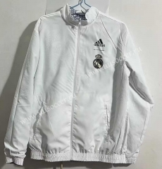(S-3XL)2024-25 Real Madrid White Thailand Trench Coats -0255