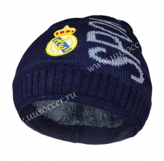 Real Madrid Royal Blue Hat Soccer Fleece Cap