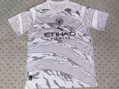 2024-2025 Manchester City Special Version The Year Of Dragon Grey&White Thailand Soccer Jersey AAA-0287