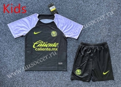 2024-25 Club America Black& Purple Kids/Youth Soccer Uniform-GB