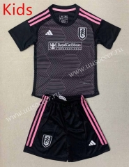 2023-24 Fulham  2nd Away  Kids/Youth Soccer Uniform-AY