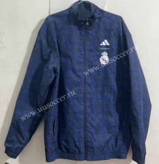 (S-3XL)2024-25 Real Madrid Purple Thailand Trench Coats -0255