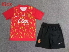 2023-24 RCD Mallorca  Red Kid/Youth Soccer Uniform
