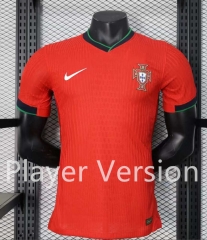 Player  Version2024-25  Portugal Home Red Thailand Soccer Jersey AAA-888