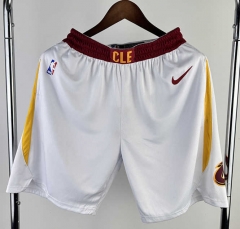 2021 Cleveland Cavaliers Home White NBA Shorts -311