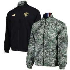 2024-2025 Manchester United Black&Green Trench Coats