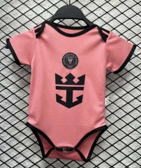 2024-25 Inter Miami CF Home Pink baby Soccer Uniform-CS