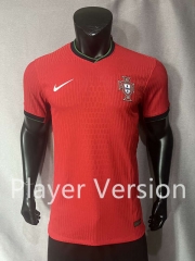 Player  Version2024-25  Portugal Home Red Thailand Soccer Jersey AAA-4691