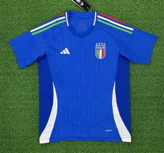 (s-4xl)2024-2025 Italy Home Blue Thailand Soccer Jersey AAA-403