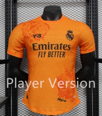 Player Version 2024-2025 Real Madrid Orange Thailand Soccer Jersey AAA-888