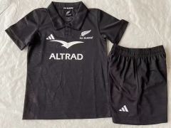 2023-24 New Zealand Black Thailand kids Rugby Shirts