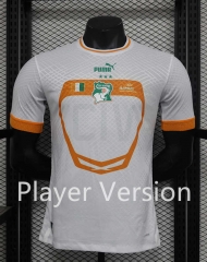 Player Version 2024-25 Cote d'Ivoire Away White Soccer Thailand AAA-888