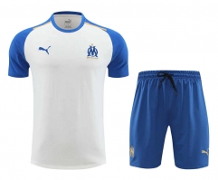 2024-2025 Olympique de Marseille White Thailand Soccer Uniform-4627