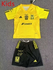 2023-24 Tigres UANL Yellow Kids/Youth Soccer Uniform-6850
