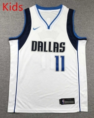 Dallas Mavericks White #11 Kids/Youth NBA Jersey-1380