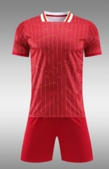(Without Brand Logo) 2024-2025 Liverpool Home Red Soccer Uniform-5147
