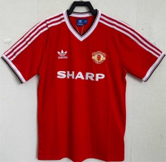Retro Version 1982-1983 Manchester United Home Red Soccer Jersey AAA-9171