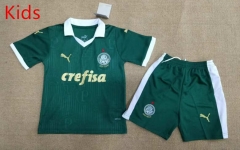 24-25  Palmeiras  Home Green Kids/Youth Soccer Uniform