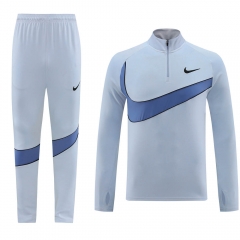 Nike Blue&Grey Training  Tracksuit Uniform-LH