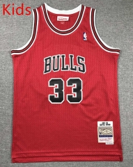 Chicago Bulls The Final Edition Red #33 Kids/Youth NBA Jersey-1380