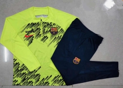 2024-25 Barcelona Green Thailand Soccer Tracksuit Uniform-815