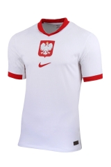 2024-25 Poland Home White Thailand Soccer Jersey