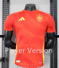 Player version 2024-25 Spain Home Red Thailand Soccer Jersey AAA-888