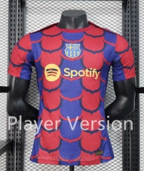 Player version 2024-25 Barcelona Red Blue Thailand Soccer Training Jersey-888
