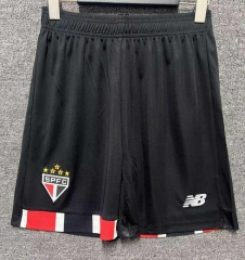 2024-2025 Sao Paulo Futebol Clube Away Black Thailand Soccer Shorts AAA