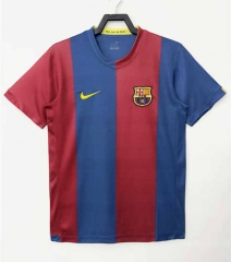 Retro Version 2006-2007 Barcelona Home Red&Blue Thailand Soccer Jersey AAA-811