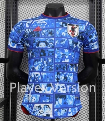 Player Version 2024-2025 Japan Blue Thailand Soccer Jersey AAA-888