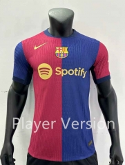 Player Version 2024-2025 Barcelona Home Red&Blue Thailand Soccer Jersey AAA-1506
