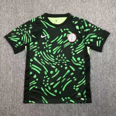 2024-2025 Nigeria Away Black&Green Thailand Soccer Jersey AAA-417
