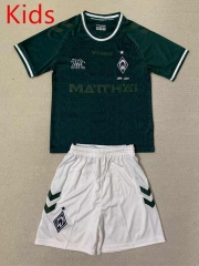 2024-2025 SV Werder Bremen Special Version Green Kids/Youth Soccer Uniform-AY
