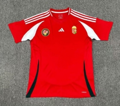 2024-25 Hungary Away Red  Thailand Soccer Jersey AAA-9858